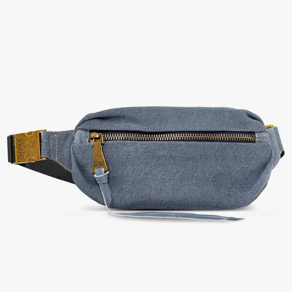 Aimee Kestenberg Denim Blue Waist Bum Bag